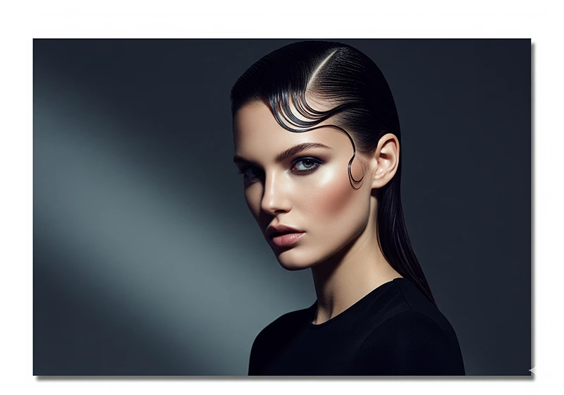 مدل مرطوب (Sleek Wet Look) مد روز